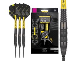 Target Darts Bolide Void Steel Tip Dartpijlen 26G Barrel 05 - 90% Tungsten met Swiss Point Technologie, Pro Grip Shafts en Pro Ultra Flights - Zwarte Titanium Nitride Coating