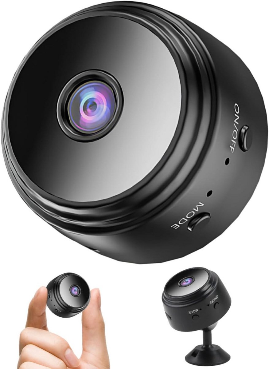 MKSS® Verborgen Camera - Spy Camera - Spionage - Zwart