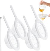 Sacs à Lait Végétal Réutilisables - Lot De 12 (20x30 Cm Et 15x20 Cm), Nylon Alimentaire, Cordon De Serrage