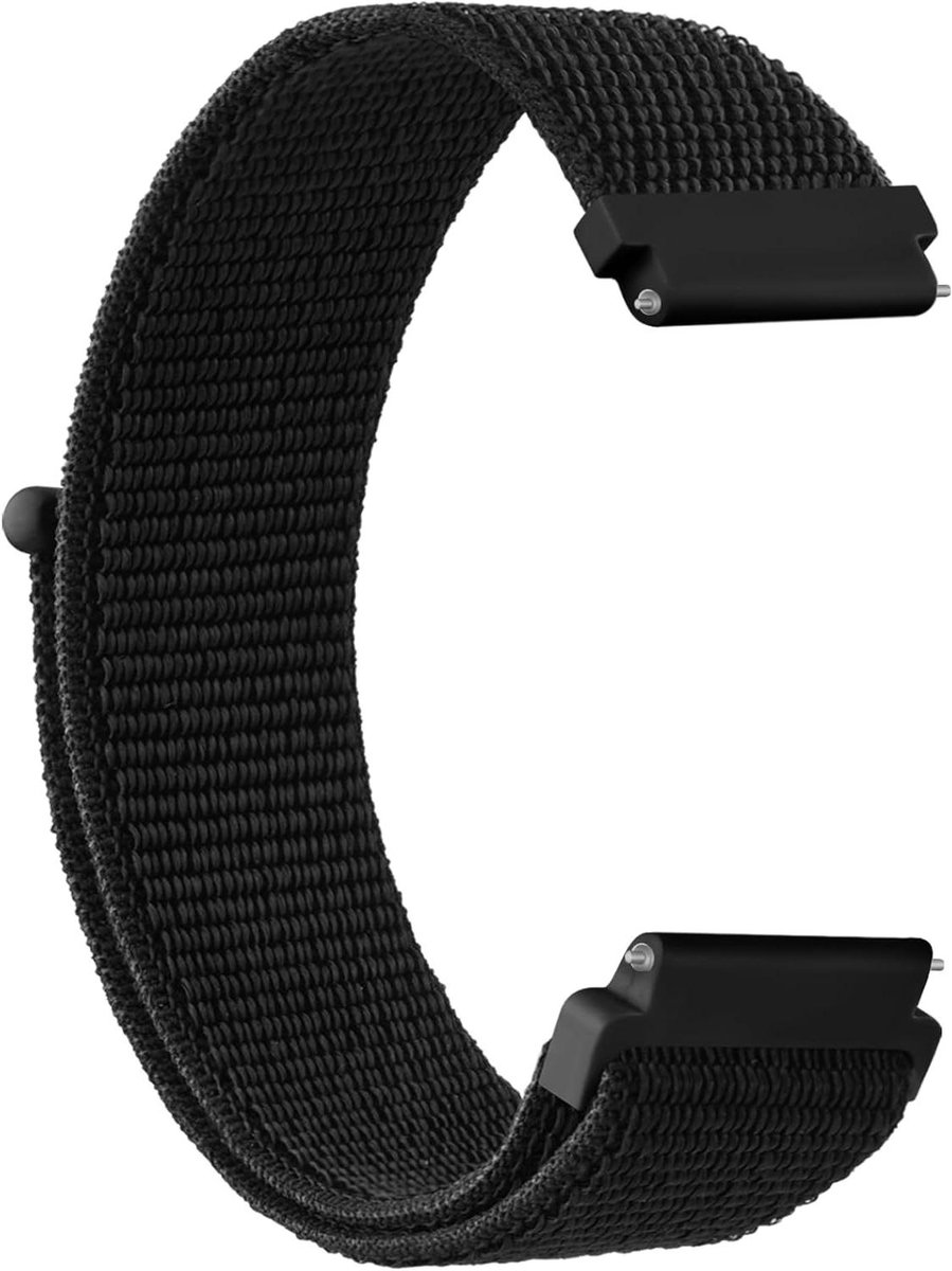 Allecto Plus - Nylon Reservearmband 22 mm voor Garmin Venu 2 en Venu 3 - Geschikt voor Vivoactive 4, Forerunner 255 en 265