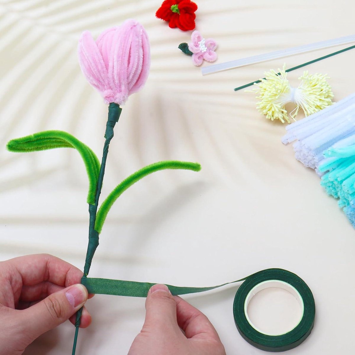 Fleur Cure Pipe Rose Kit Créatif Cure-Pipes Tulipes - Avec Fils Chenille, Papier Cadeau Et Ruban - Pour Artisanat DIY Fleurs Cure-pipes Fleurs Tulipes Fleur Cure Pipe Rose Kit Créatif Cure-Pipes Tulipes - Avec Fils Chenille, Papier Cadeau Et Ruban - Pour Artisanat DIY Fleurs Cure-pipes Fleurs Tulipes