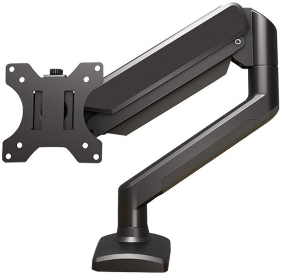 Invision Dubbele Monitorbeugel voor 22-32 Schermen VESA 75/100mm Kantelbaar, Draaibaar en