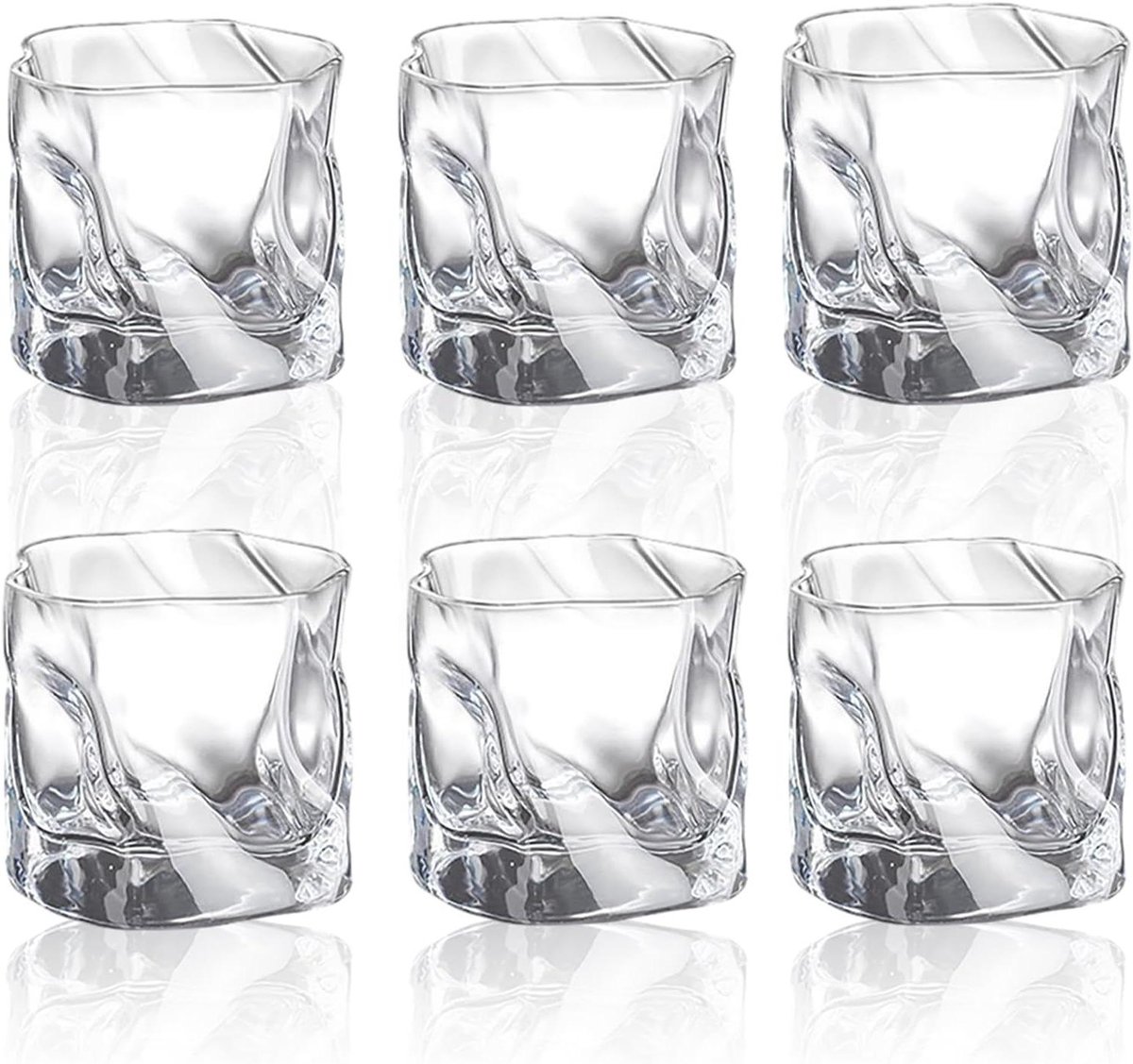 Allecto plus - Set van 6 waterglazen 200 ml - voor thuis en feesten