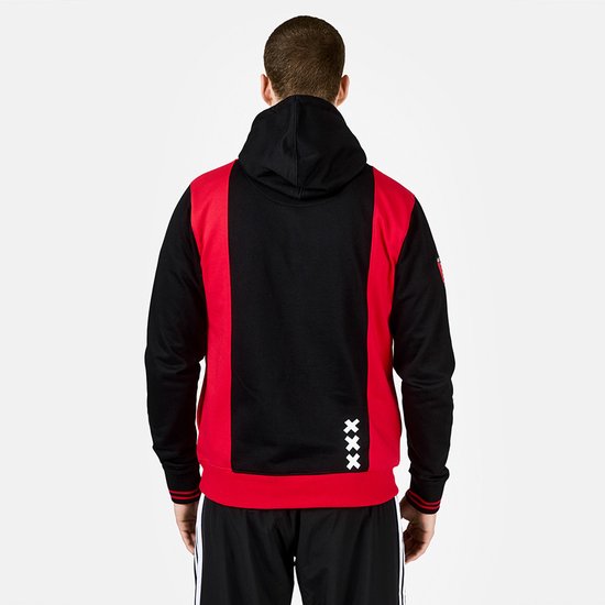 Ajax- pull à capuche rouge/noir XXX senior