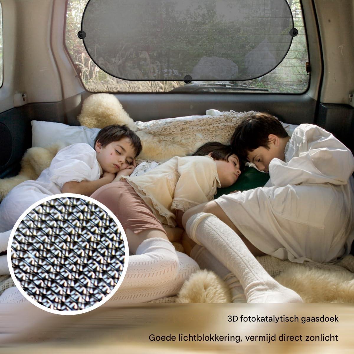 Zonnescherm Auto- 5 Delig- Verblinding en UV-bescherming -Zonwering Zijruiten-Zelfklevend — cadeau in Cadeau-ideeën - foto 5