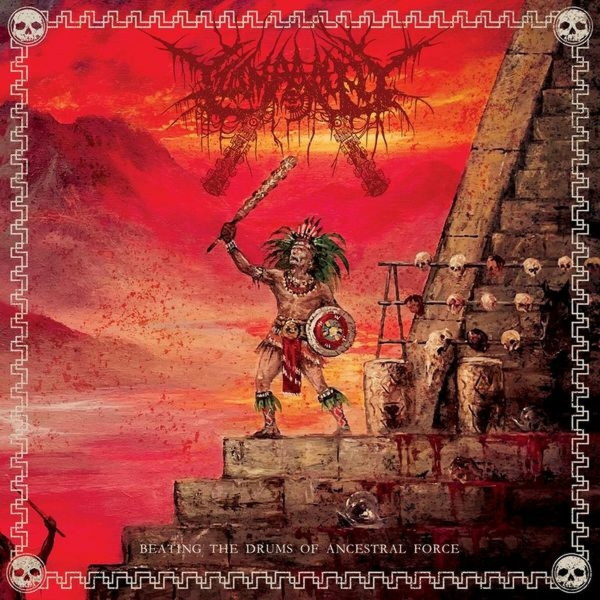 Tzompantli - Beating The Drums Of Ancestral Force (LP) (Coloured Vinyl)
