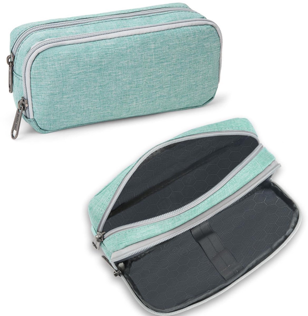 Etui voor Mannen - Ruime Pennenzak voor Kantoor & Cadeau - Groen