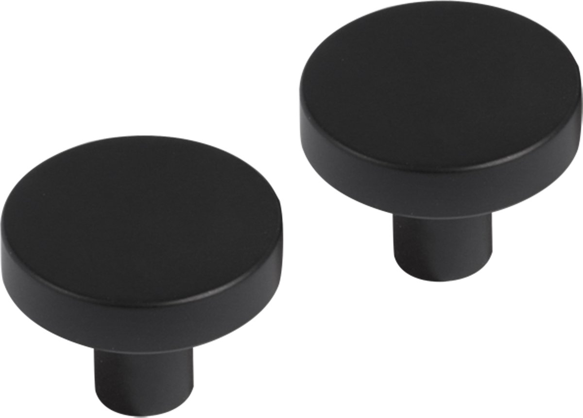 Differnz Amsterdam knop - 30 mm - mat zwart