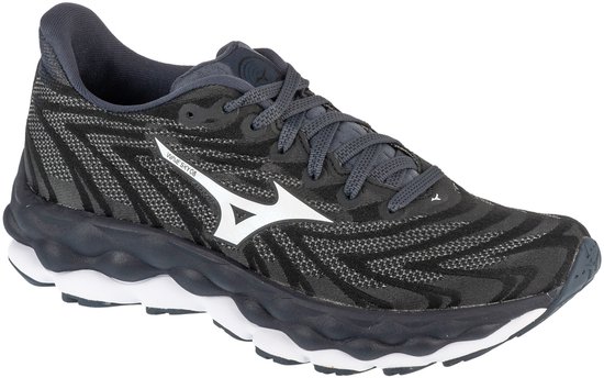 Mizuno Wave Sky 8, Vrouwen, Zwart, Hardloopschoenen, maat: 38,5 bol