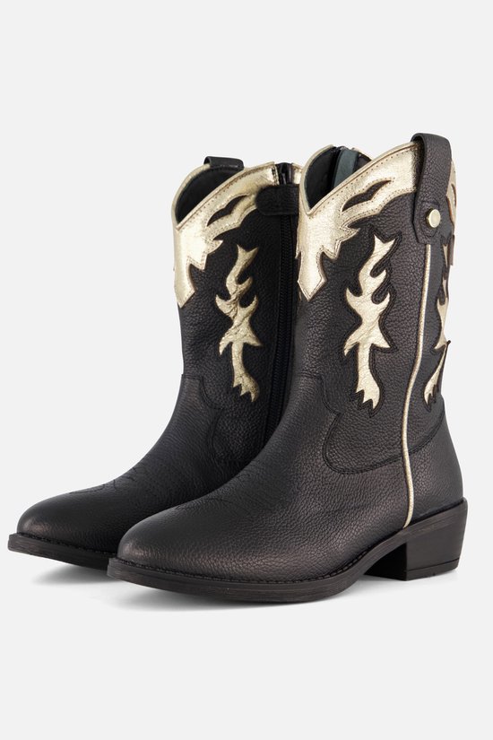 Muyters Cowboylaarzen zwart Leer Maat 29 Kinderschoenen bol