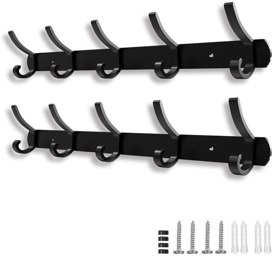 PDGROW® Jashaken 4 Stuks, Modern Kapstok(Schroeven onzichtbaar