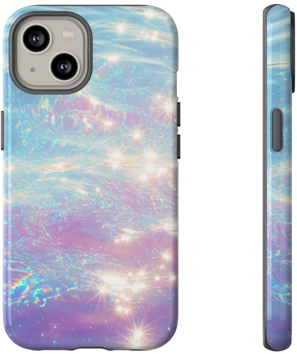Iridescerend Waterglans Ontwerp – Telefoonhoesje Geschikt voor iPhone 14