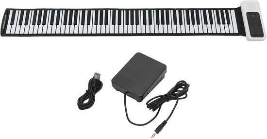 88 toetsen opvouwbare piano – siliconen – 128 ritmes