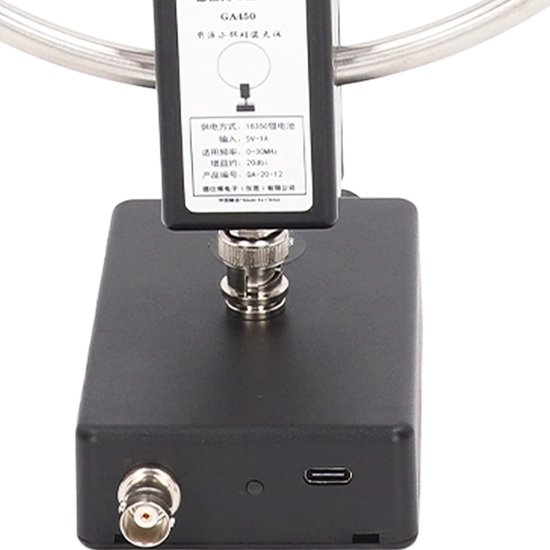 Shortwave Radio VGEBY Short Wave Radio Antenna, 3-30MHz Stainless Steel Loop Antenna, Active Receiving Antenna, Radio Antennas With 20dbi Gain, BNC-3.5 Feeder Line Best Shortwave Loop Antenna - View #6