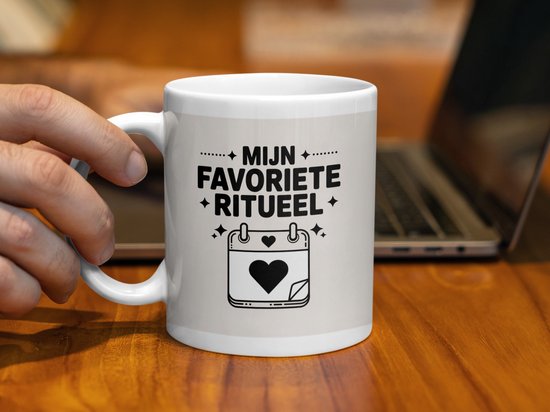 Mijn Favoriete Ritueel Mok, Persoonlijke Rituelen Koffie Mok, Hart ...