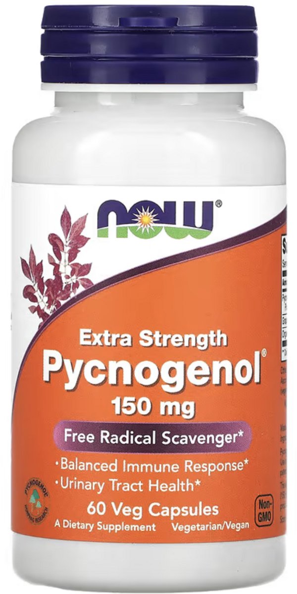 NOW Foods, Extra Strength Pycnogenol®, 150 mg, 60 Veg Capsules