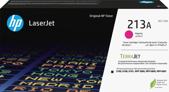HP Toner 213A W2133A Magenta bis zu 3.000 Seiten