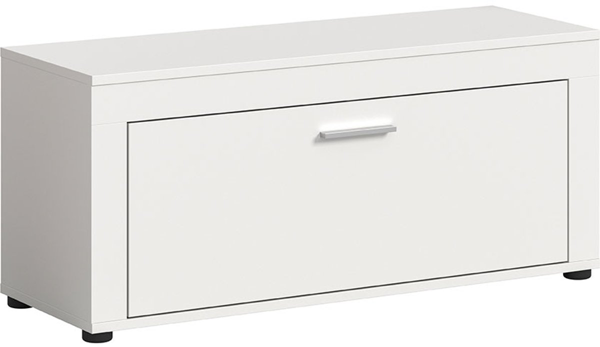 Jam bank 1 klepdeur wit.