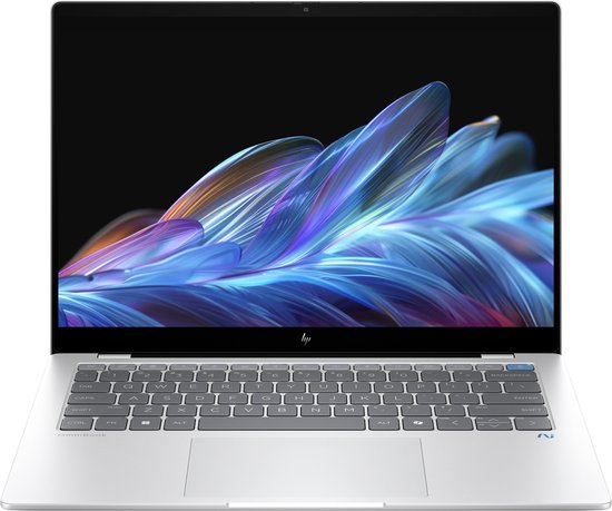 "HP OmniBook X 14-fe0650nd Copilot+ PC Qualcomm Snapdragon X1E-78-100 Laptop 35,6 cm (14"") Touchscreen 2.2K 32 GB LPDDR5x-SDRAM 1 TB SSD Wi-Fi 6E (802.11ax) Windows 11 Home Zilver" - HP - Hoofdafbeelding