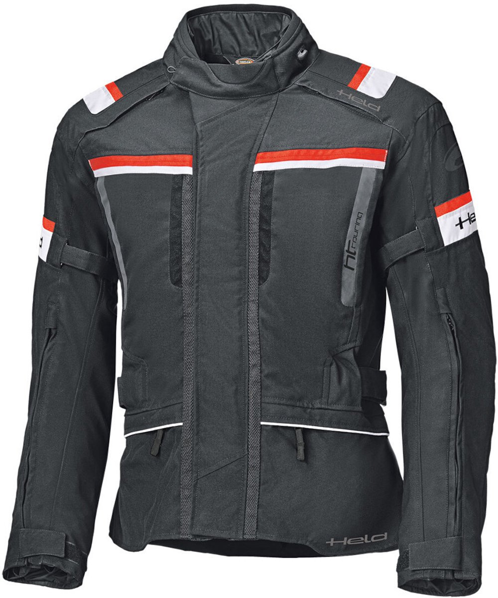 Held Tourino Top Zwart Rood Waterdicht Textiele Motorjas - Jas