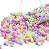 Allecto Plus - Kleurrijke acryl kralen om te rijgen - Set van 1500 stuks - 6 mm - Knutselkralen voor armbanden - DIY sieraden maken - Voor kinderen en volwassenen