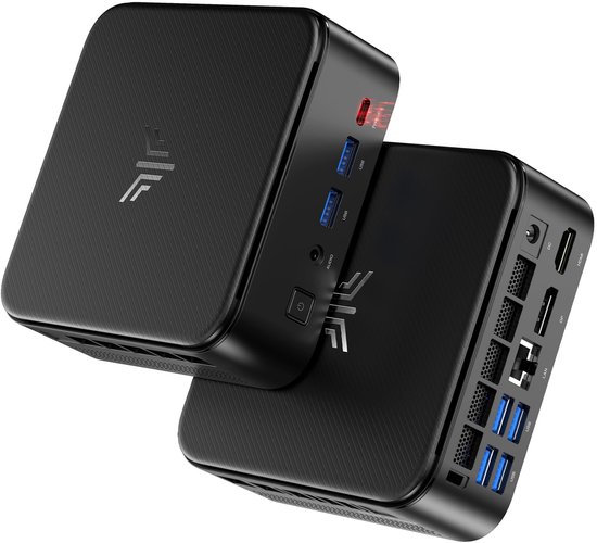 NiPoGi E3B Mini PC ΑΜD Ryzen 5 7430U(Max 4.3GHz,6C/12T),16GB RAM