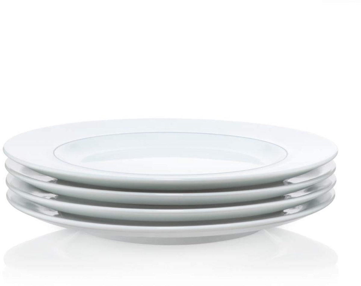 BLAA K11950-83 Set van 4 borden, Ø 18 cm, porselein