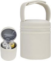 Moedermelkkoeltas - handtas voor het bewaren van melk - opbergtas voor flessen - afneembaar schouderbandontwerp - flessenkoeler - waterdicht, constante temperatuur - perfect voor reizen, buiten, borstvoeding, kolven en babyverzorging
