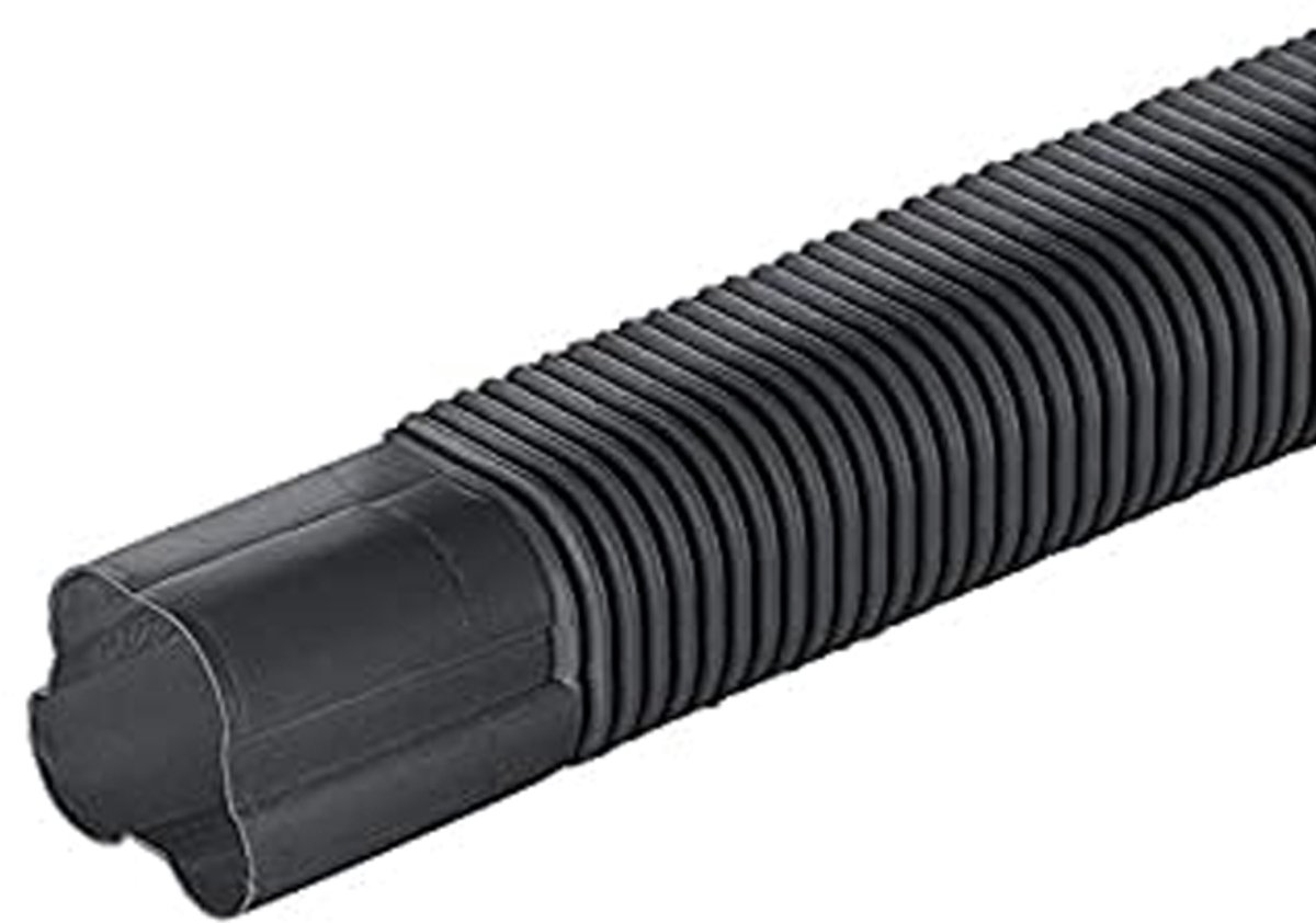 Leidinggoot Flexibel PVC Zwart Inaba Denko SF-77-1000-K 75x63 mm 1 meter