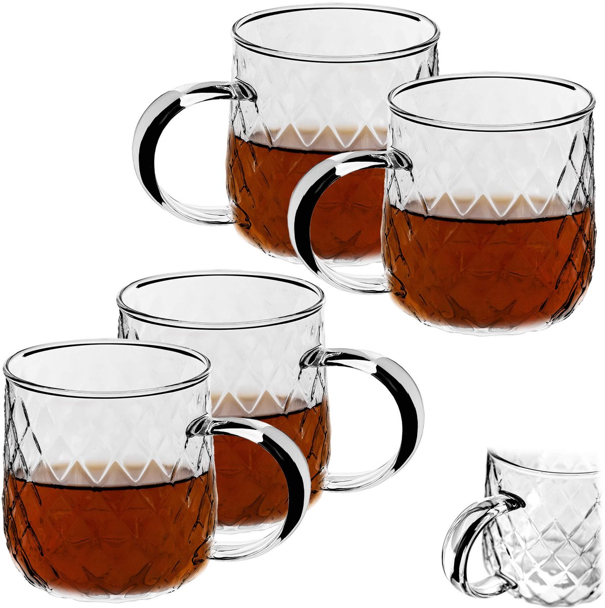 Rovale theeglazen 350ml 4 stuks