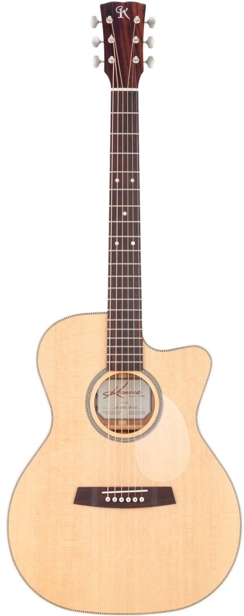 Kremona Steel String Series M25E CW Orchestra elektrisch-akoestische westerngitaar met koffer