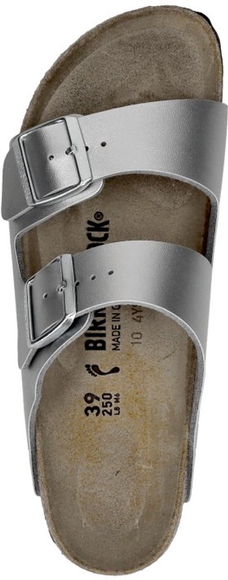Birkenstock Arizona Zilveren Slippers
