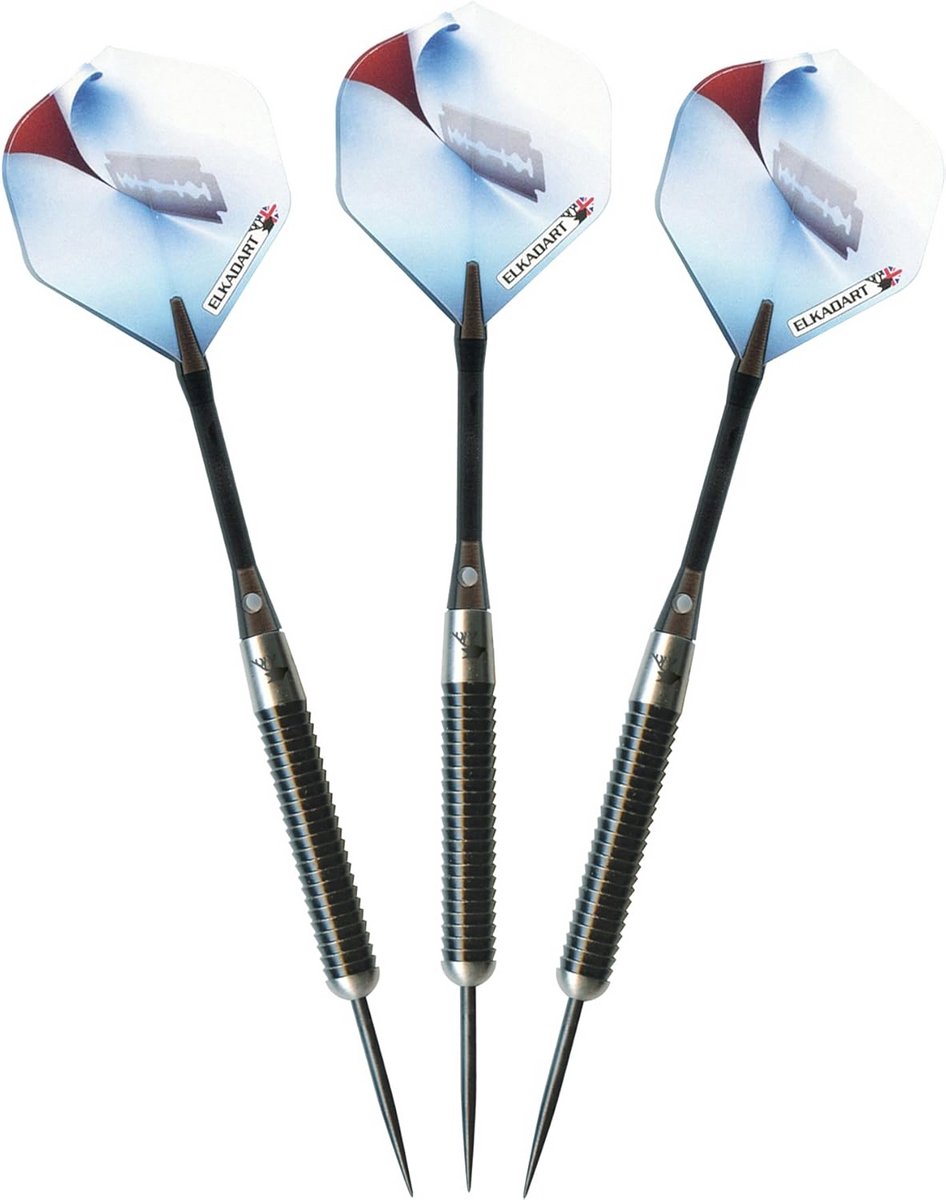 Set Steeltip Darts 23g 80% Tungsten met Fijne Grip en Opbergcase