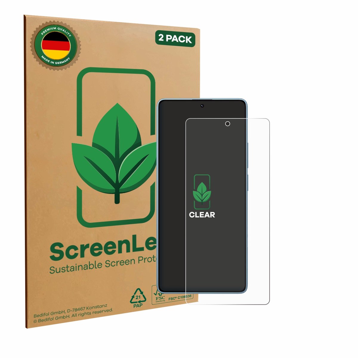 2 Stuks Screenprotector voor Xiaomi Redmi Note 14S - Hoogwaardige Beschermfolie transparant