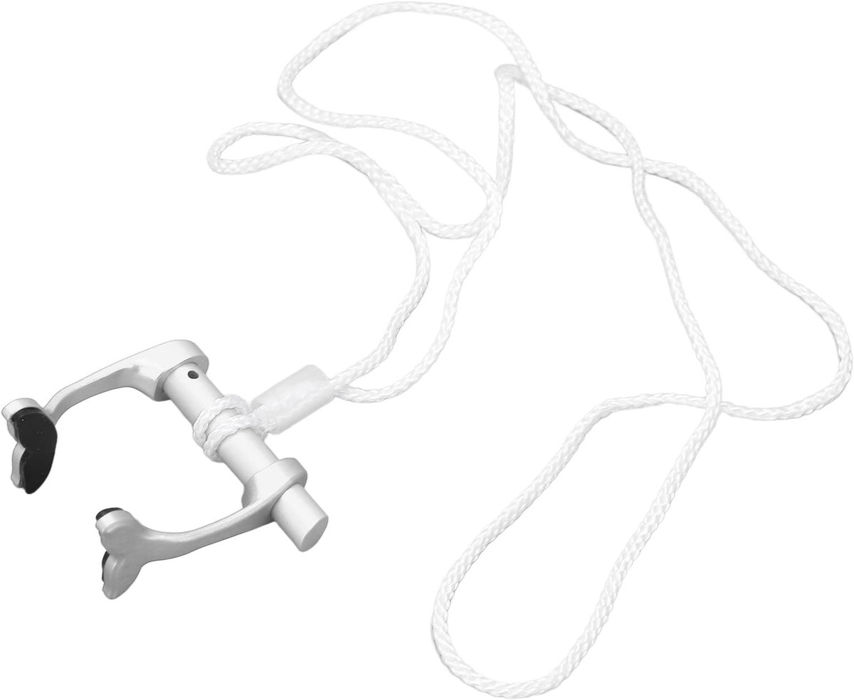 Neusklem voor Freediving - Aanpasbare Lange Koord - Comfortabel Silicoon Design