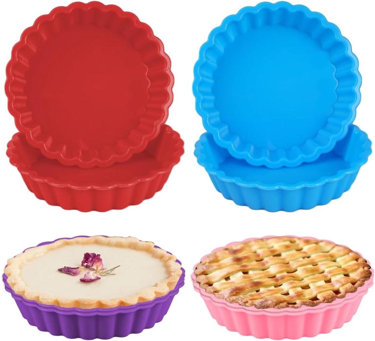 11 cm Siliconen Taartbodemvorm voor Mini Tartelettes en Fruitcakes