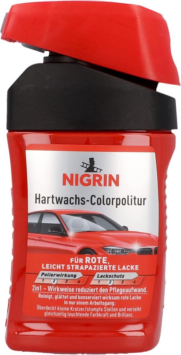 Harde Wax Kleurpolitoer Rood 300 ml - Krassen Herstellen en Langdurige Glans