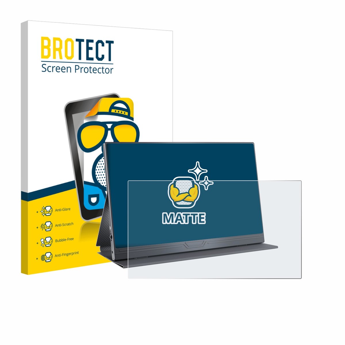 BROTECT - Screenprotector voor CUIUIC GS156B2 - Folie Beschermfolie matte