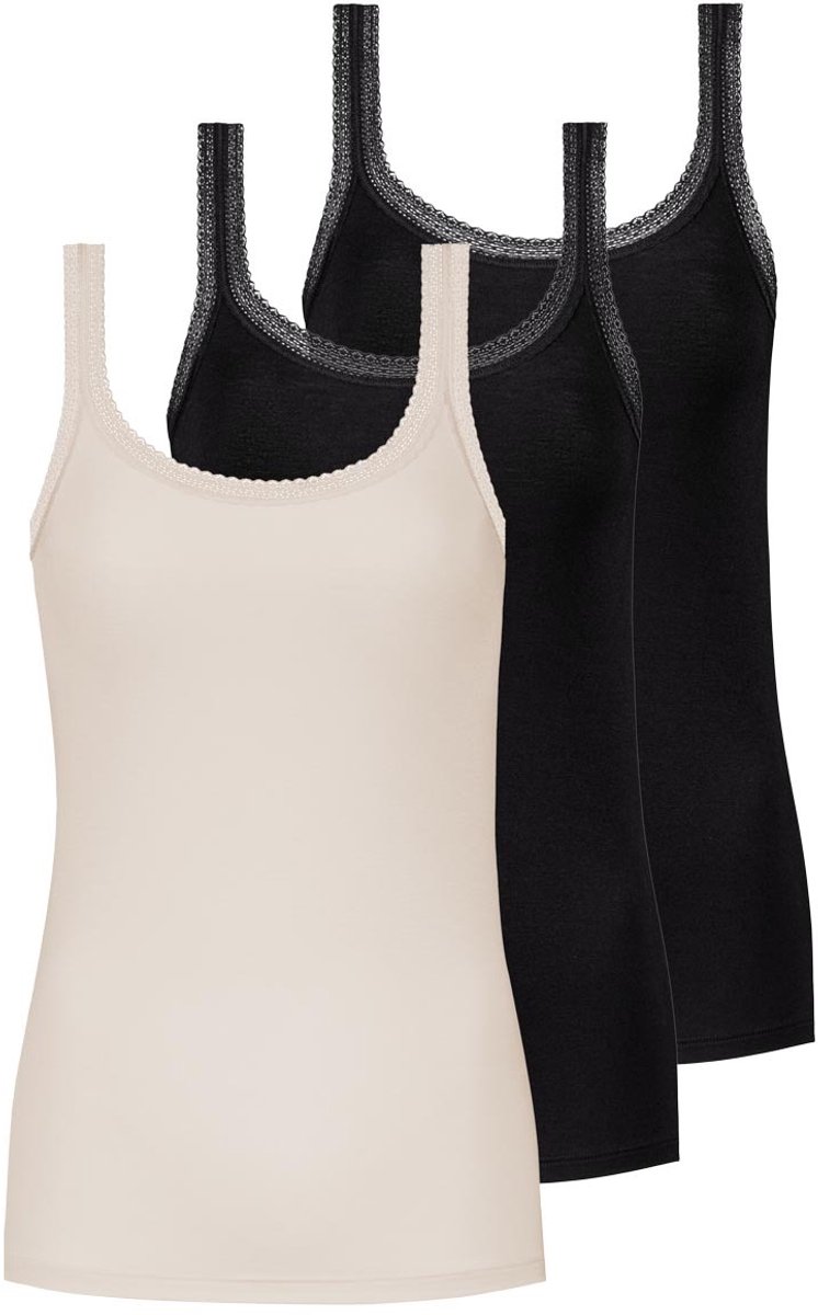 Mey Dames onderhemd 3 pack Modal Lace