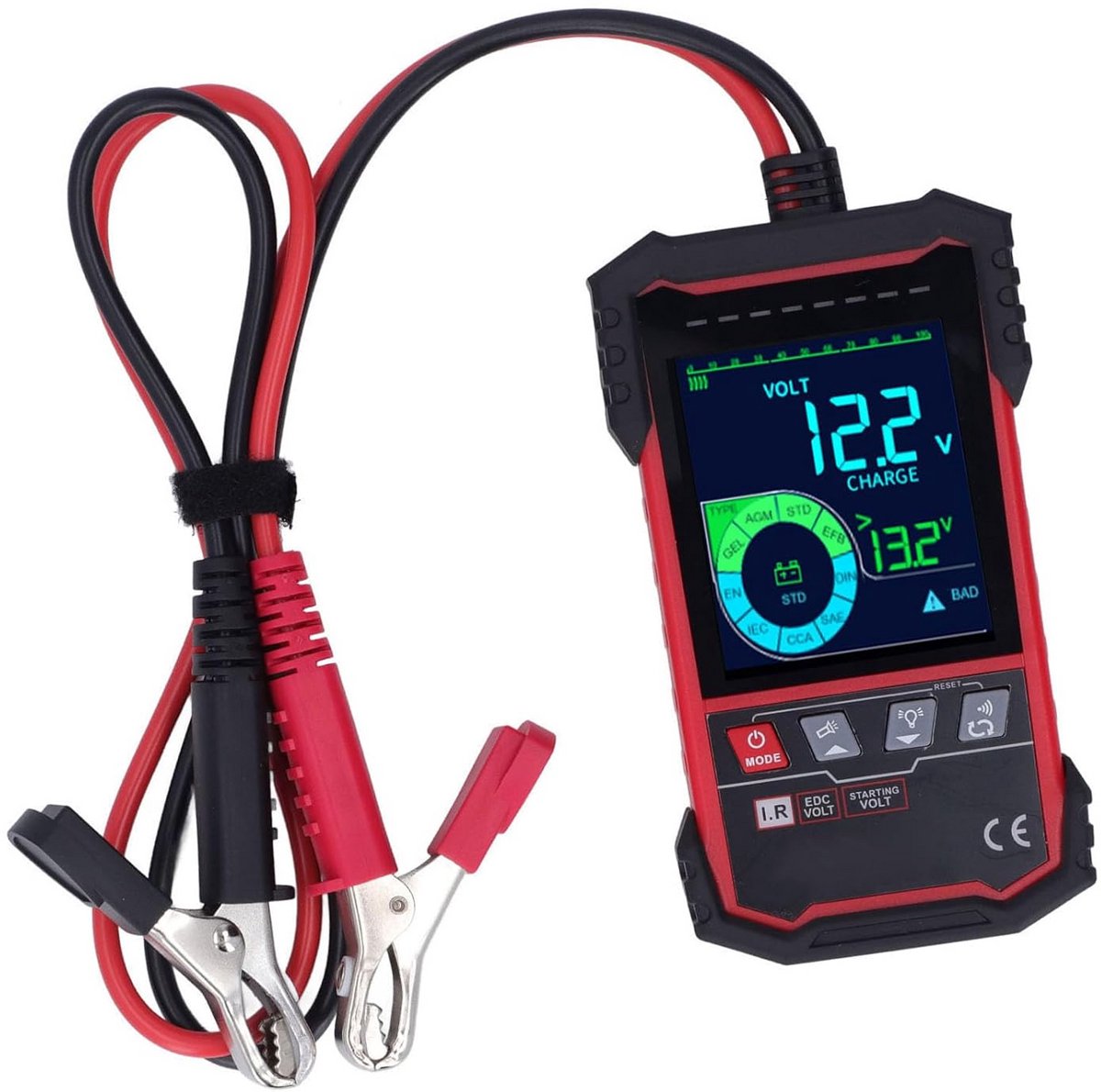 Accu Test Apparaat 12V 24V CCA Belastingstester voor Auto en Opstart Systeem