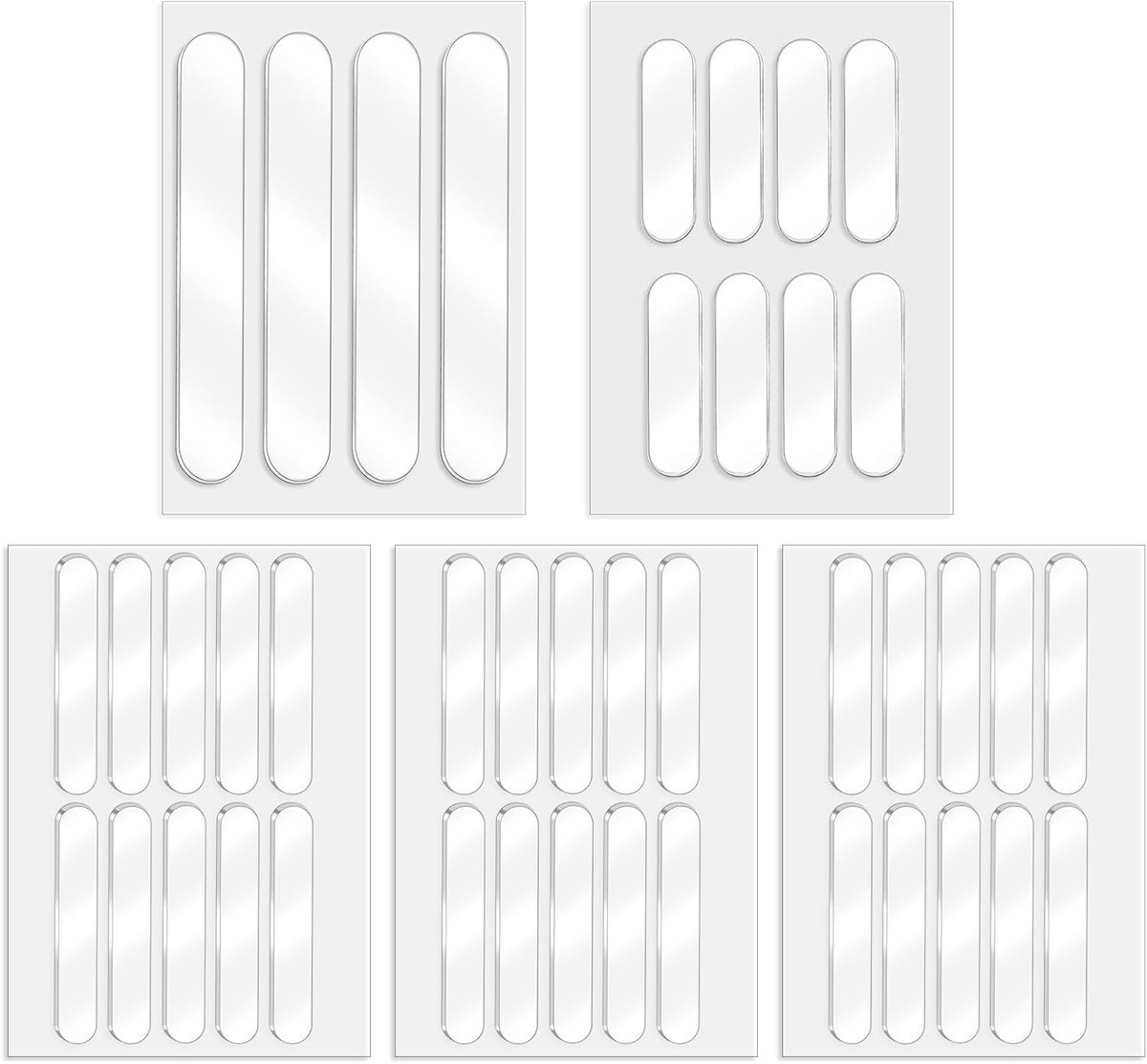 Transparante Zelfklevende Deurstoppers - Meubelbumpers - 42 Stuks - Geluiddempend, Anti-Kras en Anti-Slip - Stootbescherming voor Muur - van Imperatoris