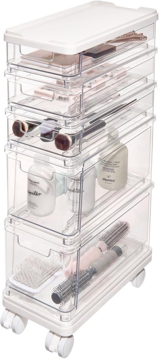 5-laags transparante cosmetische organizer kaart