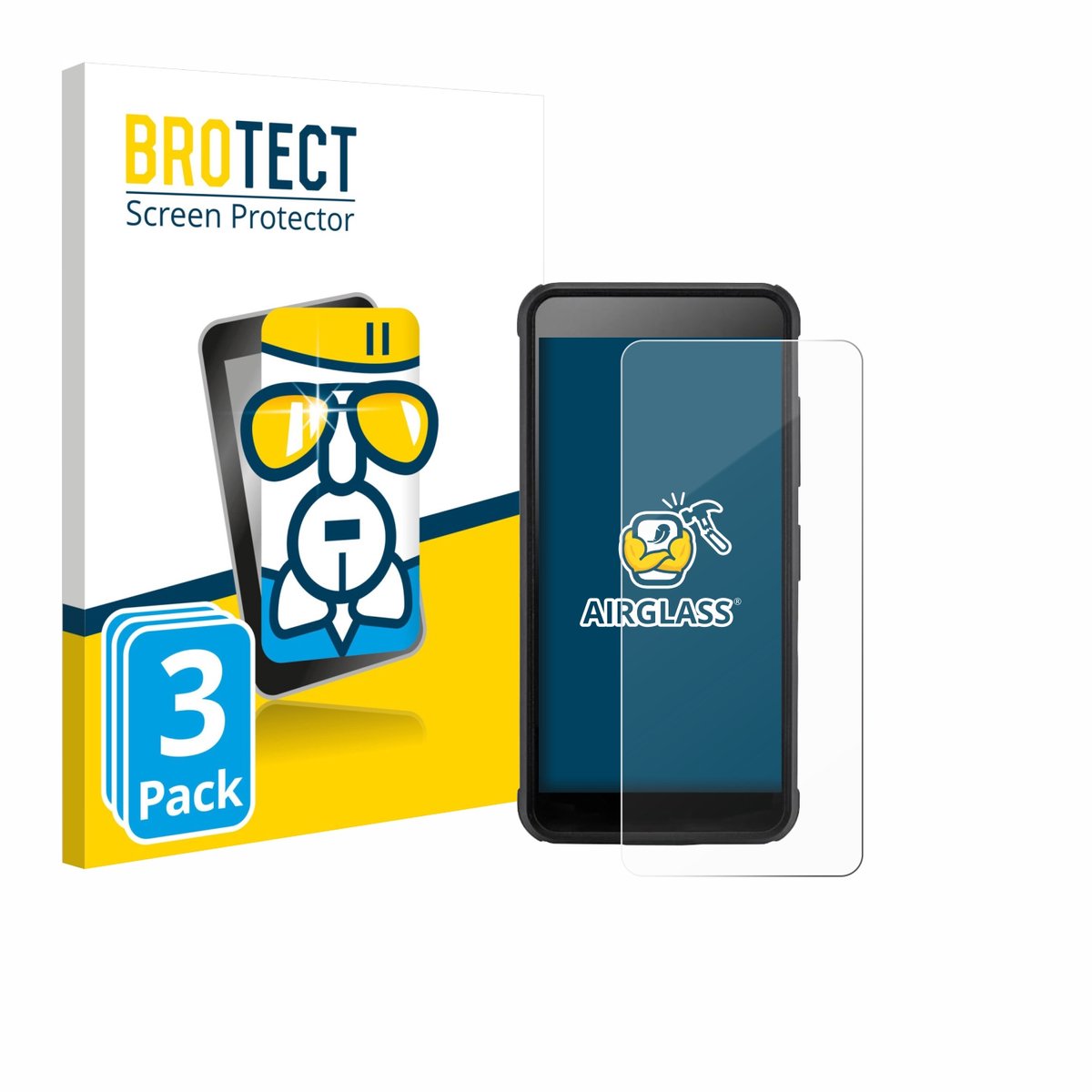 Screenprotector 3 Stuks voor SkyCaddie Pro 4X Beschermglas transparant