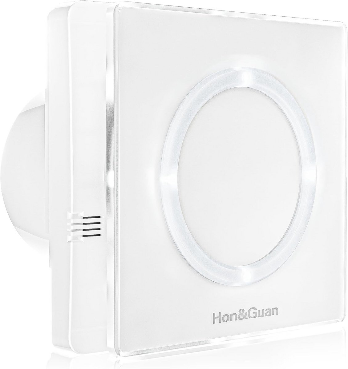 Badkamerventilator met LED Verlichting, Vochtigheidsregeling en Timer