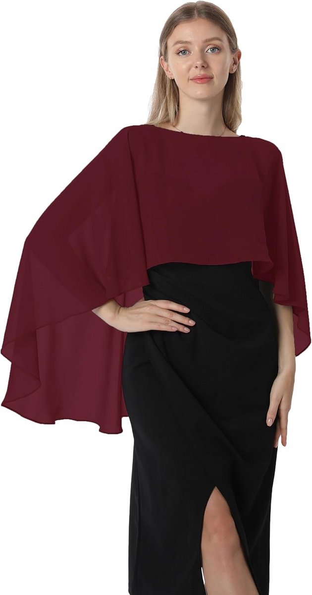 Elegante Chiffon Sjaal voor Dames - Veelzijdige Pashmina Cape voor Formele Gelegenheden en Dagelijks Dragen