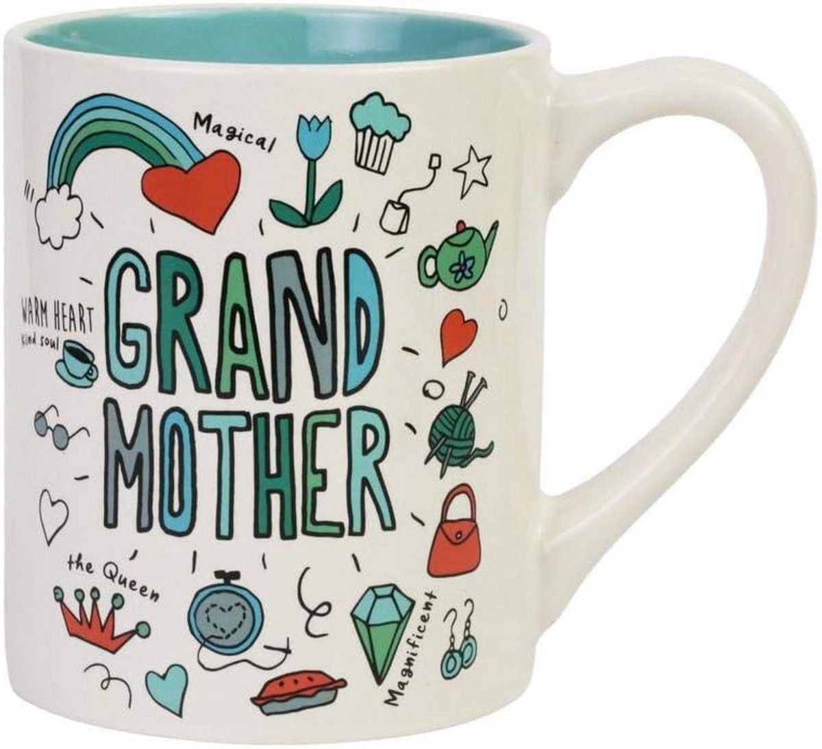 Grote Mok Cadeau voor Oma - Koffiemok met Lieve Tekst