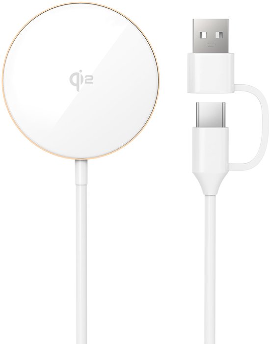 WiWU Draadloze oplader Qi2 – Wireless charger Wi-W029 – Goud
