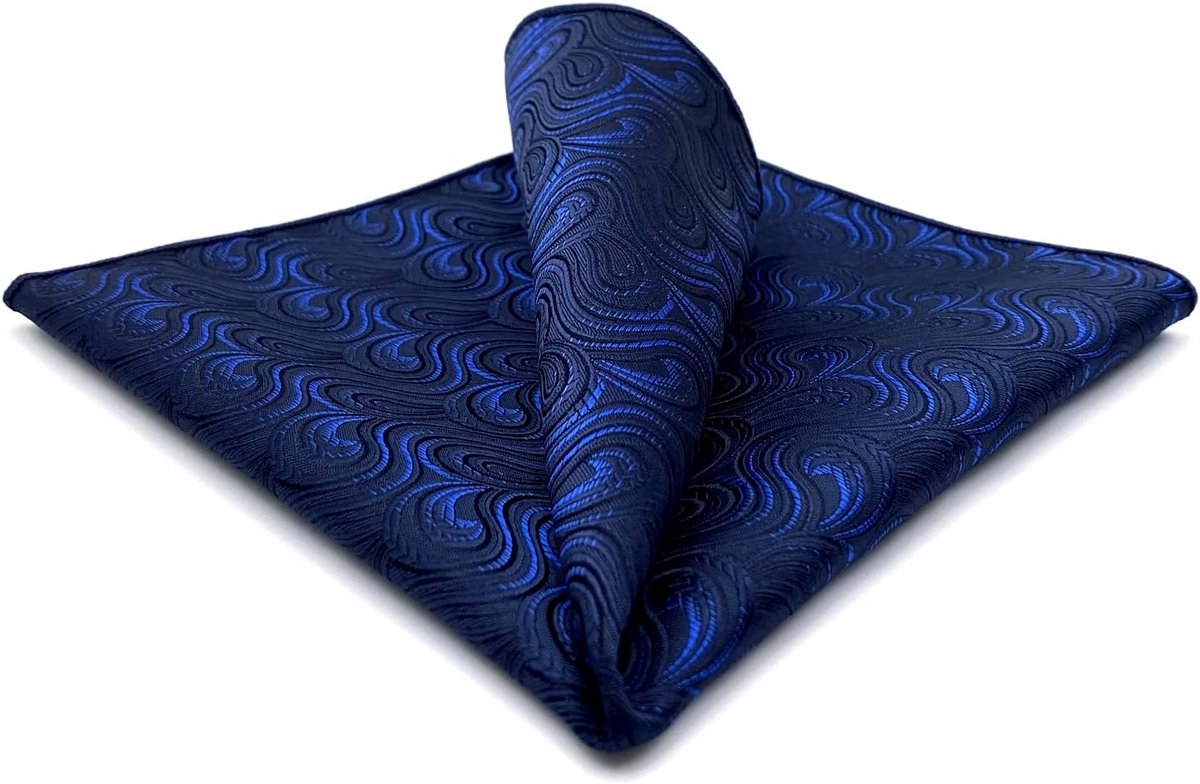Luxe Zijden Pimpelzakdoek voor Herenpak - Groot Formaat & Handgemaakt