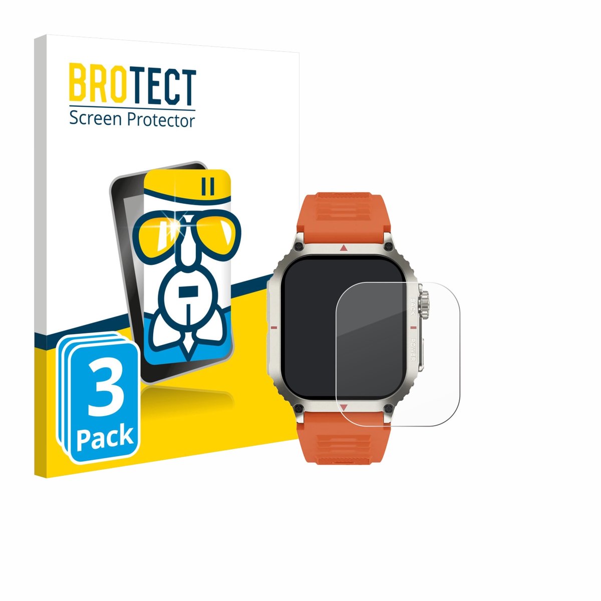 Screenprotector 3 Stuks voor Stahlgear Titan Beschermglas transparant