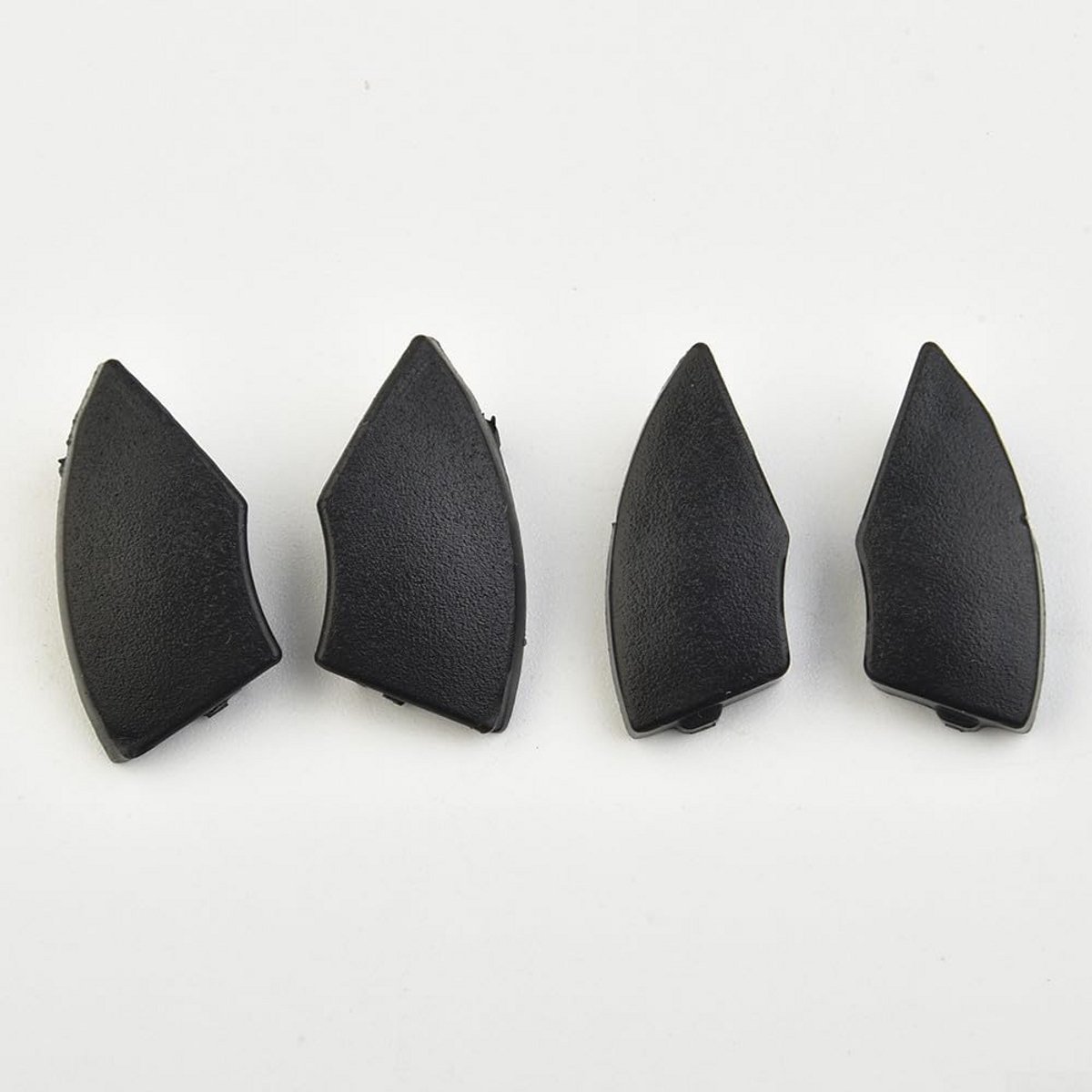 4 Stuks Radio Trim Covers Zwart voor Fiat 500 Radio Knop Verwijdering (2008+)